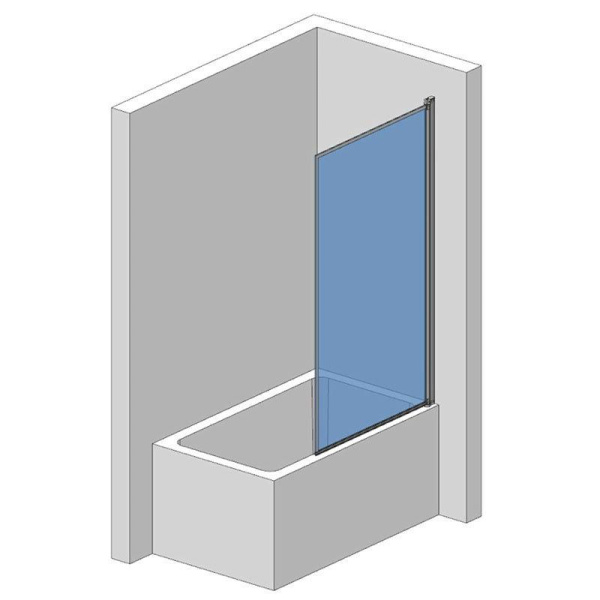 Шторка на ванну Aquame AQM2859-9-R